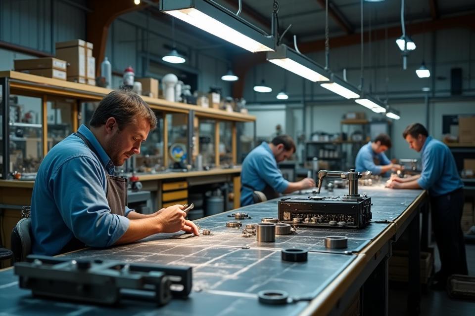 Watchmaker atelier powered by solar panels